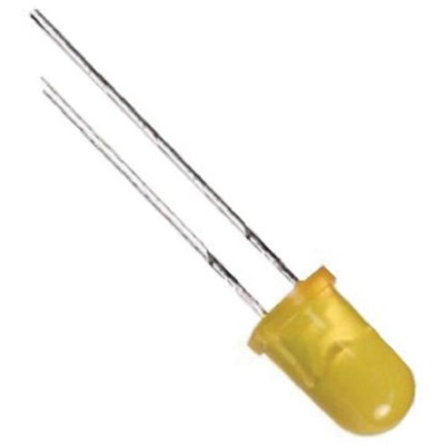 ROHM2.1 V Yellow LED 3mm Through Hole, SLR-332YY3F