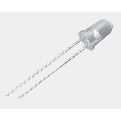ROHM1.9 V Yellow LED 5mm Through Hole, SLI-560YT3F