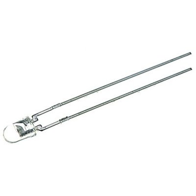 Kingbright2.5 V Green LED 3mm Through Hole, L-7104GC