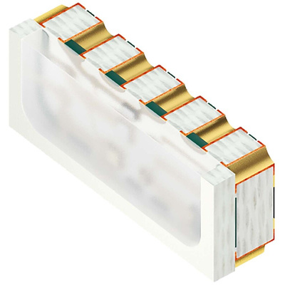 ams OSRAM2.1 V, 2.9 V, 3.2 V RGB LED  SMD, Micro SIDELED M4518 KRBT QDLP61.3A
