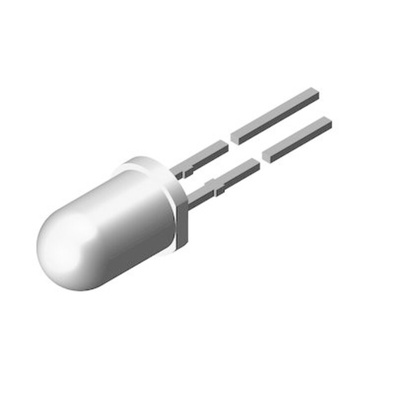 Vishay White LED 5 mm Through Hole, VLHW5100