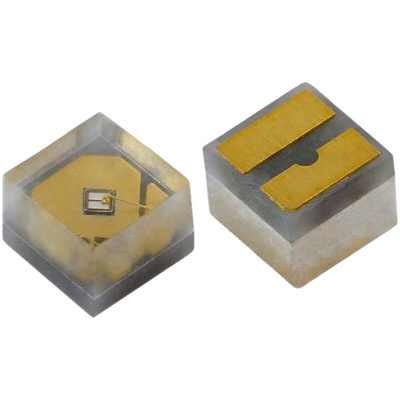 VLMU1610-365-135 Vishay, VLMU1610 Series UV LED, 370nm 50mW 135 °, 2-Pin Surface Mount package