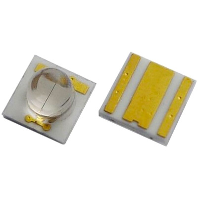 VLMU3500-395-060 Vishay, VLMU3500 Series UV LED, 400nm 1250mW 60 °, 3-Pin Surface Mount package