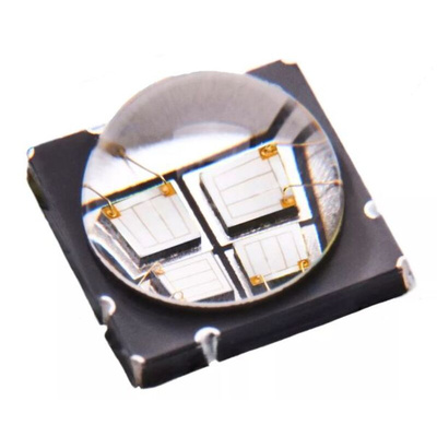 LZ4-00UBH0-00U5 ams OSRAM, LZ4-00UBH0 Series UV LED, 395nm 5.9W 110 °, 9-Pin Surface Mount package