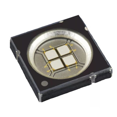 LZ4-04UVH0-0000 ams OSRAM, LZ4-04UVH0 Series UV LED, 370nm 4250mW 110 °, 9-Pin Surface Mount package