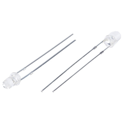 UV3TZ-390-15 Bivar, UV LED, 390nm 20mW 15 °, 2-Pin Through Hole package