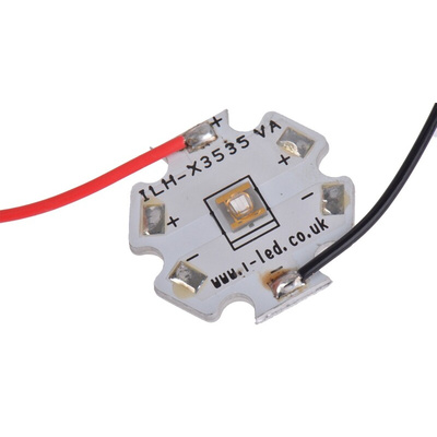 ILH-XO01-S410-SC211-WIR200. Intelligent LED Solutions, N3535 1 Powerstar Series UV LED, 420nm 400mW 125 °, 4-Pin