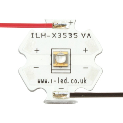 ILH-XN01-S400-SC211-WIR200. Intelligent LED Solutions, N3535 1 Powerstar Series UV LED, 410nm 400mW 55 °, 4-Pin Surface