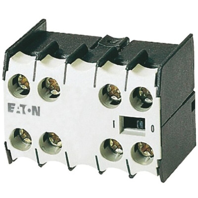 Eaton Auxiliary Contact, 2 Contact, 1NC + 1NO, Front Mount