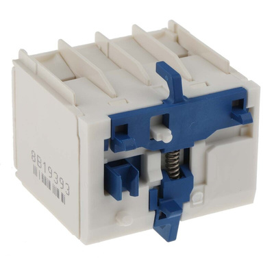 Schneider Electric Auxiliary Contact, 2 Contact, 1NC + 1NO, Front Mount, TeSys