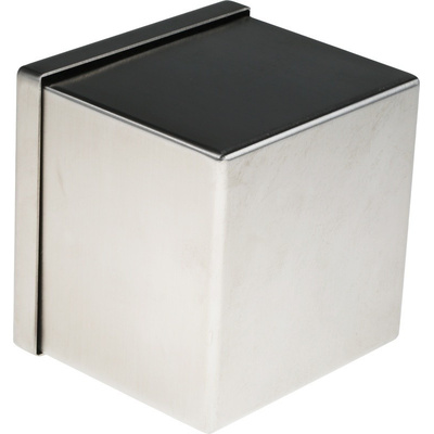 RS PRO 304 Stainless Steel Satin Adaptable Enclosure Box, 0 Knockouts 100mm x 100 mm x 85mm