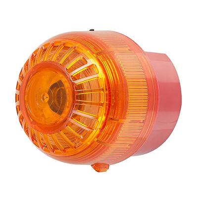 Moflash IS-SB Series Amber Sounder Beacon, 24 V dc, IP66, Wall Mount, 105dB at 1 Metre