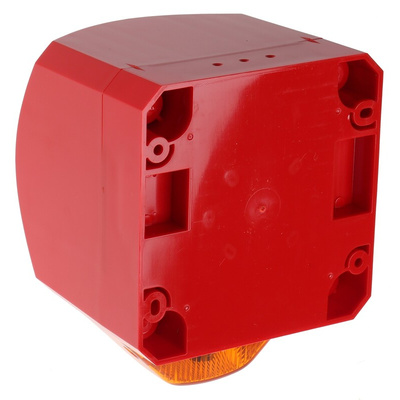 Klaxon PNC Series Amber Sounder Beacon, 10 → 60 V dc, IP66, Side Mount, 113dB at 1 Metre