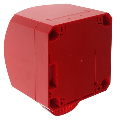 Klaxon PNC Series Red Sounder Beacon, 10 → 60 V dc, IP66, Side Mount, 120dB at 1 Metre