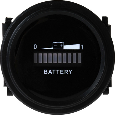 RS PRO LED Battery Meter 12 → 72V dc