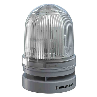 Werma EvoSIGNAL Mini Series Red Sounder Beacon, 115 → 230 V ac, Base Mount