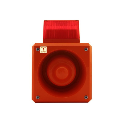Clifford & Snell YL50 Series Green Sounder Beacon, 24 V dc, IP66, Fixed Mount, 112dB at 1 Metre