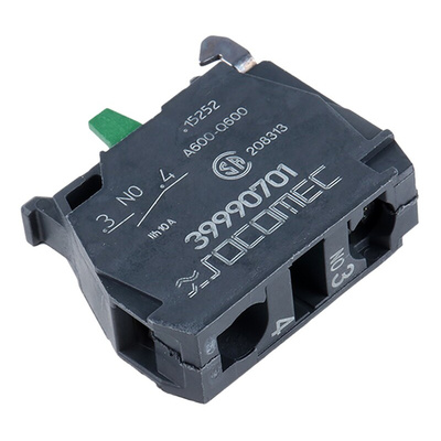 Socomec Auxiliary Contact Block, 1 Contact, 1NO