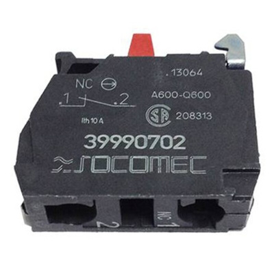 Socomec Auxiliary Contact Block, 1 Contact, 1NC