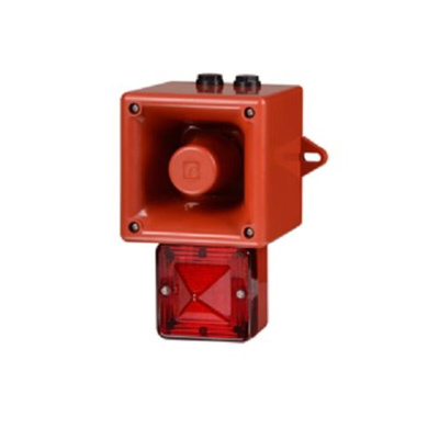 e2s AL105NX Series Amber Sounder Beacon, 230 V, IP66, Wall Mount, ±113dB at 1 Metre