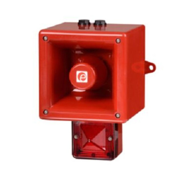 e2s AL112NX Series Amber Sounder Beacon, 115 V, IP66, Wall Mount, 120dB at 1 Metre