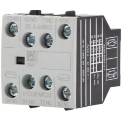 RS PRO Auxiliary Contact, 4 Contact, 2NC + 2NO, Front Mount, RSPRO-ACR22
