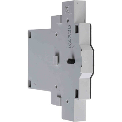 RS PRO Auxiliary Contact, 2 Contact, 1NC + 1NO, DIN Rail Mount