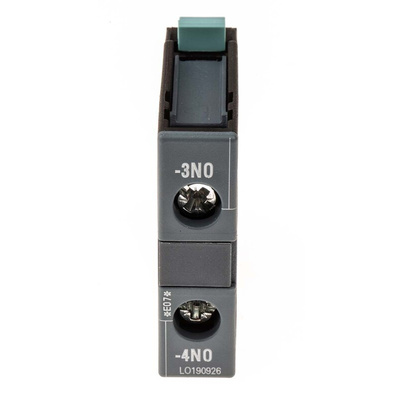 Siemens Auxiliary Contact, 1 Contact, 1NO, Snap-On, Sirius Classic