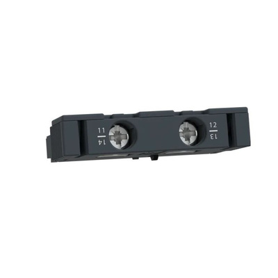 Schneider Electric Auxiliary Contact, 2 Contact, 1NC + 1NO, Front Mount