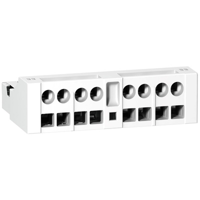 Schneider Electric Auxiliary Contact, 2 Contact, 1NC + 1NO, Front Mount