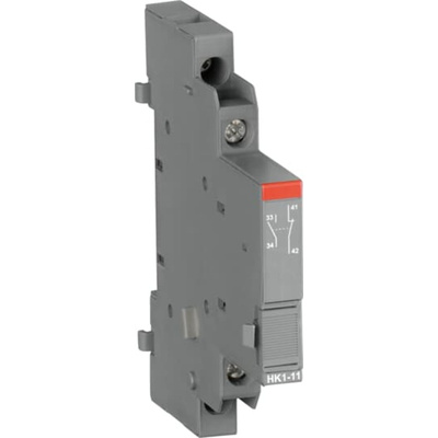 ABB Auxiliary Contact, 2 Contact, 1NC + 1NO, Side Mount