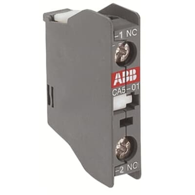 ABB Auxiliary Contact Block, 1 Contact, 1NC, Front Mount