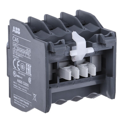 ABB Auxiliary Contact, 4 Contact, 2NC + 2NO, Front Mount