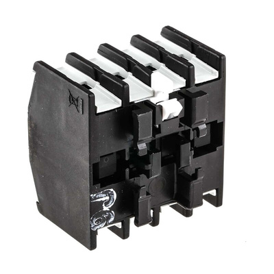 Eaton Auxiliary Contact, 4 Contact, 2NC + 2NO, Front Mount