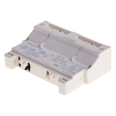 Schneider Electric Auxiliary Contact, 2 Contact, 1NC + 1NO, Front Mount