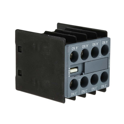 Siemens Auxiliary Contact, 4 Contact, 4NO, Snap-On, Sirius Innovation