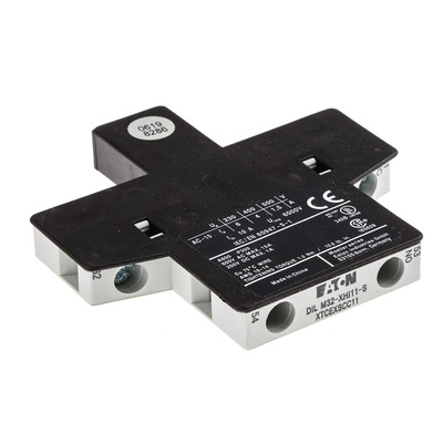 Eaton Auxiliary Contact, 2 Contact, 1NC + 1NO, Side Mount
