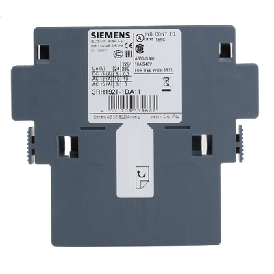 Siemens Auxiliary Switch Block, Sirius Classic