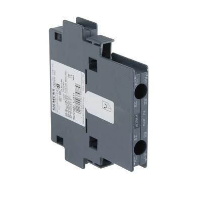 Siemens Auxiliary Contact, 2 Contact, 1NC + 1NO, Side Mount, Sirius Classic