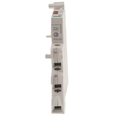 Schneider Electric Auxiliary Contact, 4 Contact, 1NC + 1NO, DIN Rail Mount, Acti 9