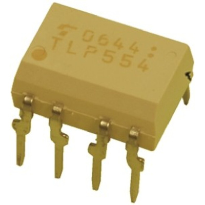 Toshiba, TLP557(F) Transistor Output Optocoupler, Through Hole, 8-Pin DIP