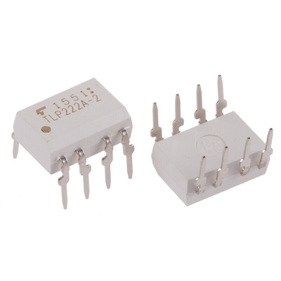 Toshiba, TLP222A-2(F) DC Input MOSFET Output Optocoupler, Through Hole, 8-Pin PDIP