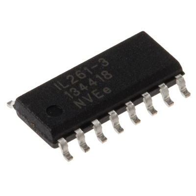 IL261-3E NVE, 5-Channel Digital Isolator 110Mbps, 2500 Vrms, 16-Pin SOIC