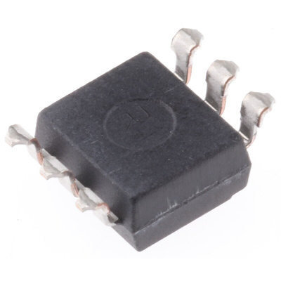 Broadcom, 4N25-300E DC Input Transistor Output Optocoupler, Surface Mount, 6-Pin PDIP