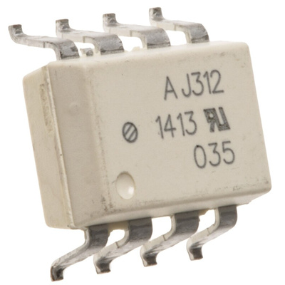 Broadcom, HCPL-J312-300E DC Input Transistor Output Optocoupler, Surface Mount, 8-Pin DIP