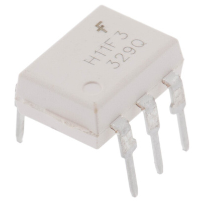 onsemi, H11F3M DC Input Transistor Output Optocoupler, Through Hole, 6-Pin PDIP