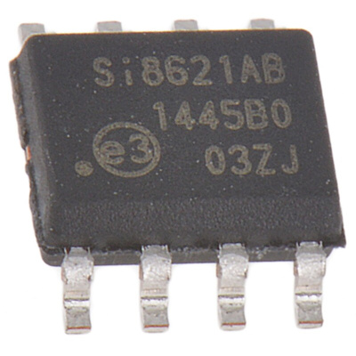 SI8621AB-B-IS Skyworks Solutions Inc, 2-Channel Digital Isolator 1Mbps, 2.5 kVrms, 8-Pin SOIC