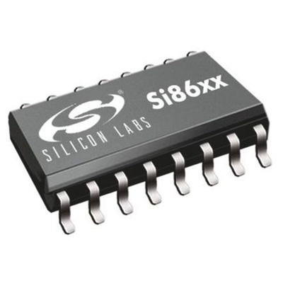 SI8635BT-IS Silicon Labs, 3-Channel Digital Isolator 150Mbit/s, 10 kVrms, 16-Pin SOIC W
