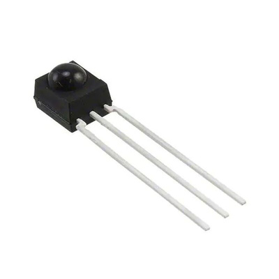 Vishay TSOP32438SS1V, 38kHz IR Receiver, 950nm 45 deg, 45m Range, 2.5 V - 5.5V, Through Hole, 6.8 x 6.95 x 5.6mm