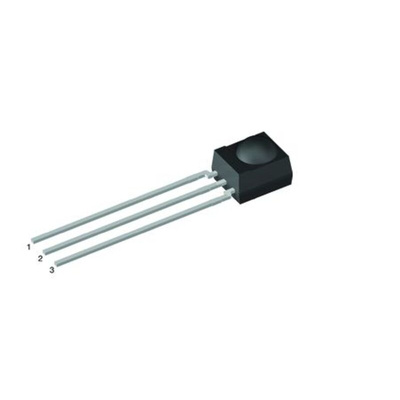 Vishay TSOP34338, 38kHz IR Receiver, 950nm ± 45, 45m Range